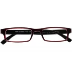 Lesebrille FINN G75200 schwarz mit Kunststoff-Halbbrille und +1