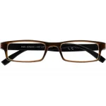 Lesebrille FINN G75200 schwarz mit Kunststoff-Halbbrille und +1
