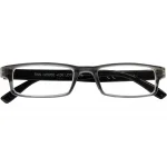 Lesebrille FINN G75200 schwarz mit Kunststoff-Halbbrille und +1