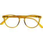 Beige Kunststoff-Lesebrille ELLA G68200 mit Federscharnier und +1.00 Dioptrien