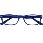 Schwarze Kunststoff-Lesebrille FEELING G15500 mit Federscharnier