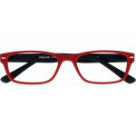 Schwarze Kunststoff-Lesebrille FEELING G15500 mit Federscharnier