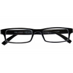 Lesebrille FINN G75200 schwarz mit Kunststoff-Halbbrille und +1