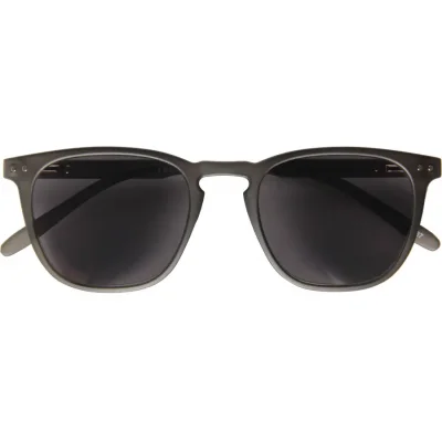 PLAYA Kunststoff-Fertiglesebrille in anthrazit-grau mit Sonnenbrillengläsern