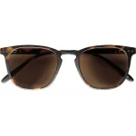 PLAYA Kunststoff-Fertiglesebrille in anthrazit-grau mit Sonnenbrillengläsern