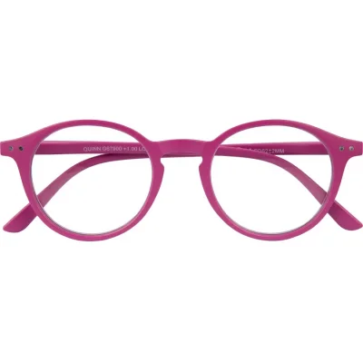 QUINN Kunststoff-Fertiglesebrille in Schwarz mit Federtechnik