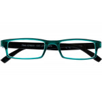 Lesebrille FINN G75200 schwarz mit Kunststoff-Halbbrille und +1