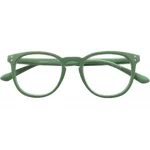 ROBIN - Fertiglesehilfe Kunststoffbrille in havanna-schwarz mit flexibler Federtechnik und klaren Lesegläsern +1