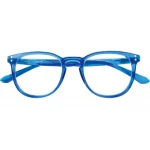 ROBIN - Fertiglesehilfe Kunststoffbrille in havanna-schwarz mit flexibler Federtechnik und klaren Lesegläsern +1