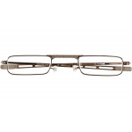 Schwarze Reise-Lesebrille Modell 9 MM mit robuster Fassung