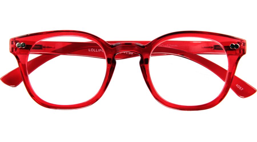 500 LOLLIPOP G16200 Fertiglesehilfe in lebendigem Rot