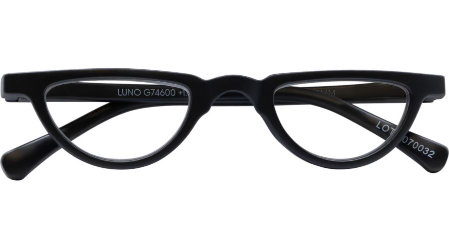 500 LUNO G74600 Fertiglesehilfe aus recyceltem Kunststoff in Schwarz