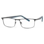 TOM TAILOR Eyewear TOM TAILOR 671002 30 56-18 Herrenbrille aus Kombi in grey Größe 56-18