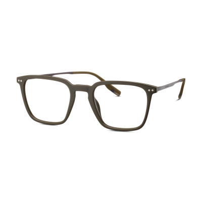 TOM TAILOR Eyewear TOM TAILOR 671007 40 52-21 Herrenbrille aus Kombi in green Größe 52-21