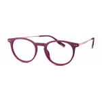 TOM TAILOR Eyewear TOM TAILOR 671009 56 49-19 Unisex Brille aus Kombi in red Größe 49-19