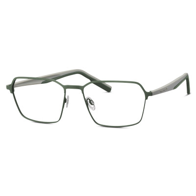TOM TAILOR Eyewear TOM TAILOR 671011 40 56-17 Herrenbrille aus Kombi in green Größe 56-17
