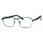 TOM TAILOR Eyewear TOM TAILOR 671011 47 56-17 Herrenbrille aus Kombi in green Größe 56-17