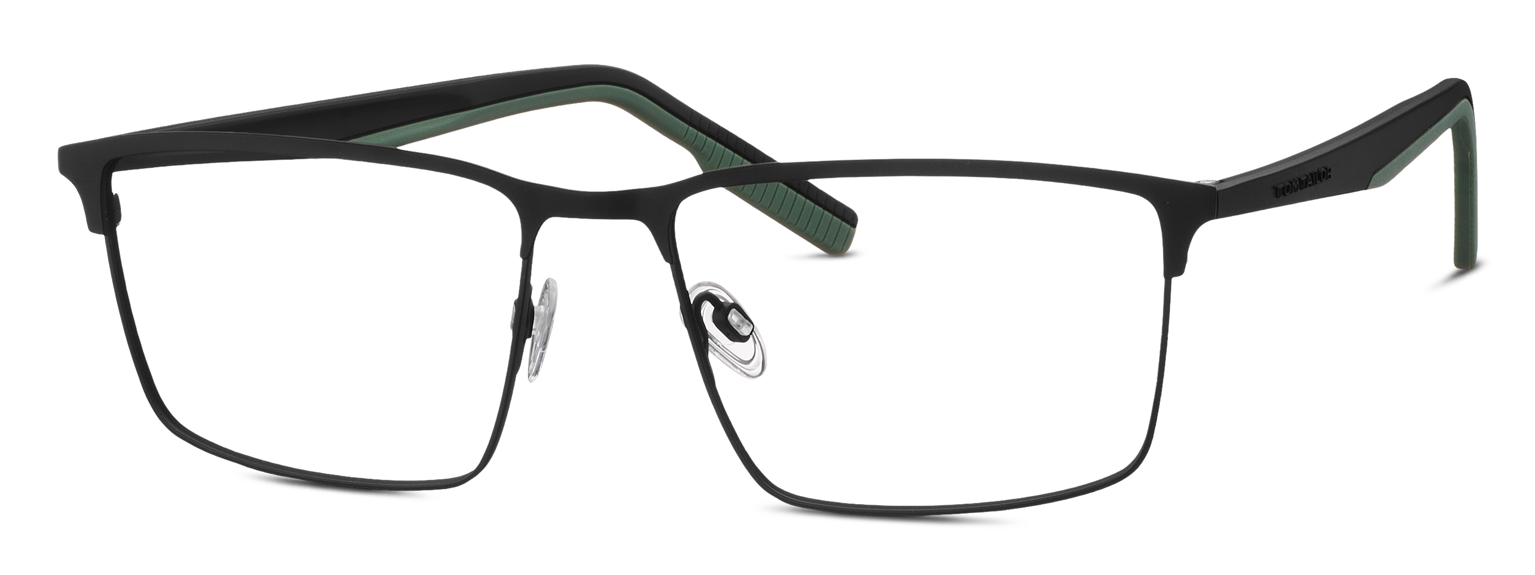 TOM TAILOR 671012 10 57-17 TOM TAILOR Eyewear TOM TAILOR 671012 10 57-17 Herrenbrille aus Kombi in black Größe 57-17