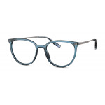 TOM TAILOR Eyewear TOM TAILOR 671013 70 52-18 Damenbrille aus Kombi in blue Größe 52-18