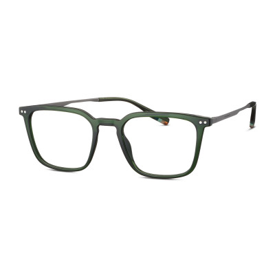 TOM TAILOR Eyewear TOM TAILOR 671014 40 52-20 Herrenbrille aus Kombi in green Größe 52-20