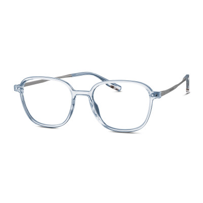 TOM TAILOR Eyewear TOM TAILOR 671015 00 52-18 Unisex Brille aus Kombi in silver Größe 52-18
