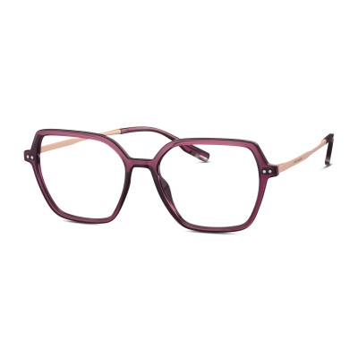 TOM TAILOR Eyewear TOM TAILOR 671016 50 56-17 Damenbrille aus Kombi in red Größe 56-17