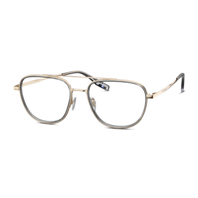 TOM TAILOR Eyewear TOM TAILOR 671019 23 54-18 Unisex Brille aus Kombi in golden Größe 54-18