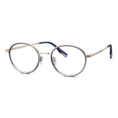 TOM TAILOR Eyewear TOM TAILOR 671023 27 50-19 Unisex Brille aus Kombi in golden Größe 50-19