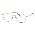 TOM TAILOR Eyewear TOM TAILOR 672005 20 50-18 Unisex Brille aus Metall in golden Größe 50-18