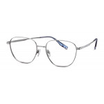TOM TAILOR Eyewear TOM TAILOR 672008 00 54-17 Unisex Brille aus Metall in silver Größe 54-17
