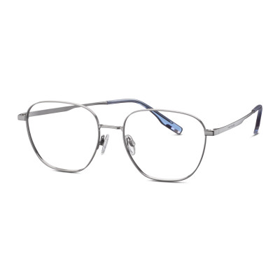 TOM TAILOR Eyewear TOM TAILOR 672008 00 54-17 Unisex Brille aus Metall in silver Größe 54-17