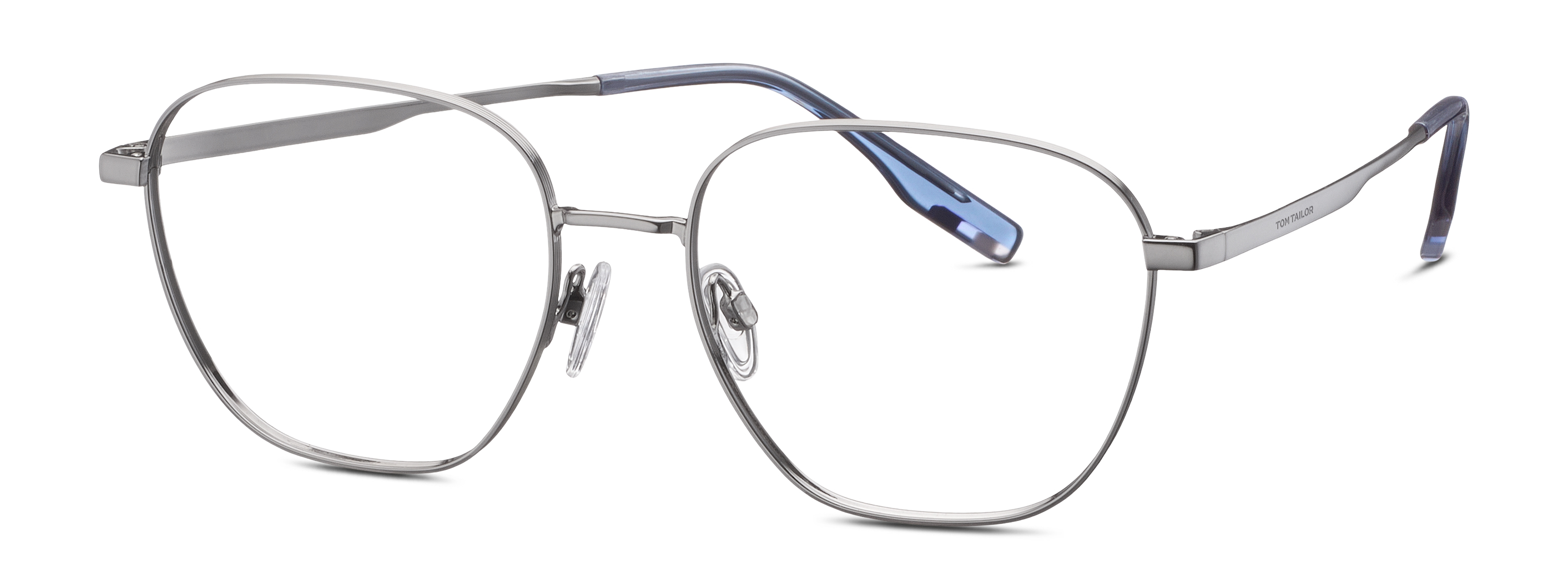 TOM TAILOR 672008 00 54-17 TOM TAILOR Eyewear TOM TAILOR 672008 00 54-17 Unisex Brille aus Metall in silver Größe 54-17