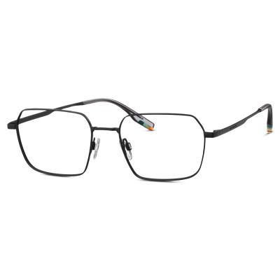 TOM TAILOR Eyewear TOM TAILOR 672012 10 53-18 Herrenbrille aus Metall in black Größe 53-18
