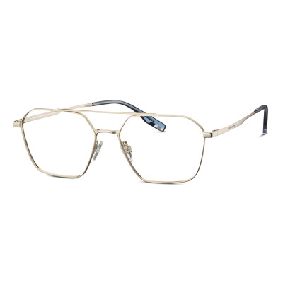 TOM TAILOR Eyewear TOM TAILOR 672015 20 55-16 Unisex Brille aus Metall in golden Größe 55-16