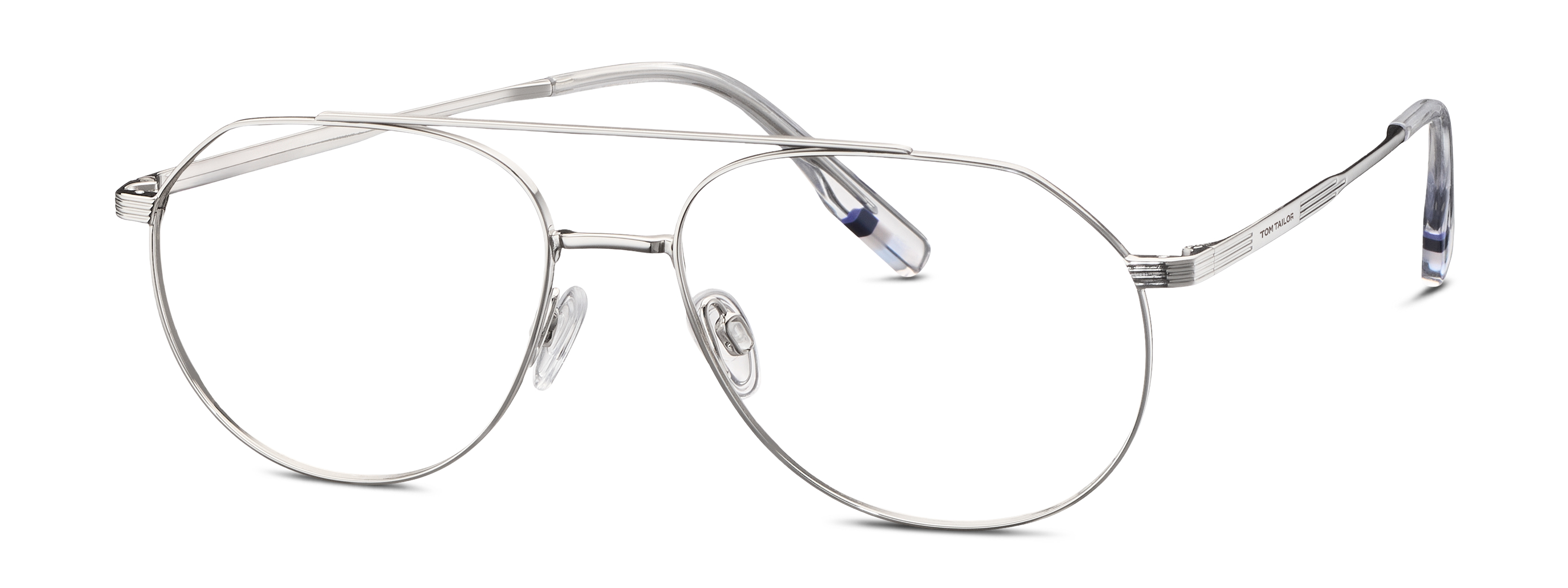 TOM TAILOR 672017 00 55-16 TOM TAILOR Eyewear TOM TAILOR 672017 00 55-16 Unisex Brille aus Metall in silver Größe 55-16