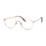 TOM TAILOR Eyewear TOM TAILOR 672017 20 55-16 Unisex Brille aus Metall in golden Größe 55-16