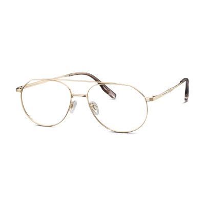 TOM TAILOR Eyewear TOM TAILOR 672017 20 55-16 Unisex Brille aus Metall in golden Größe 55-16