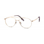 TOM TAILOR Eyewear TOM TAILOR 672017 21 55-16 Unisex Brille aus Metall in golden Größe 55-16