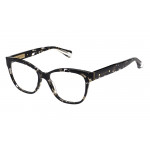 All Saints ALS1017 Damenbrille in Schwarz und Goldfarben mit Cat Eye Form