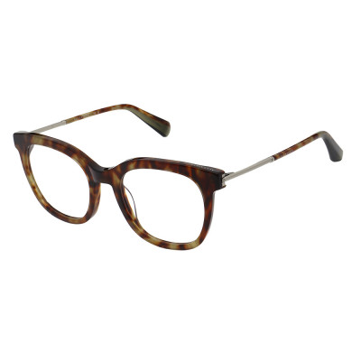 All Saints ALS1023 Damenbrille in Braun mit runder Form