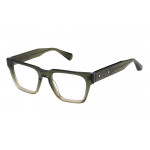 All Saints ALS1026 Unisexbrille in Gruen mit rechteckiger Form