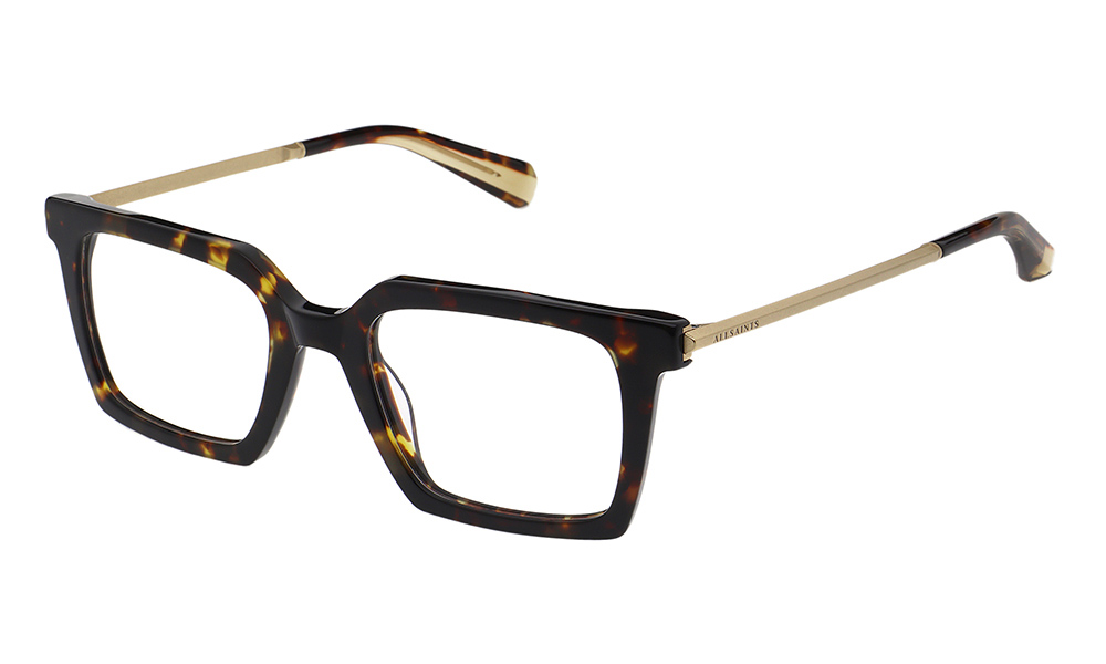 ALS1028 155 52-21 All Saints ALS1028 Herrenbrille in Braun mit rechteckiger Form