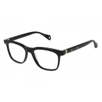 All Saints ALS1030 Unisexbrille in Schwarz mit rechteckiger Form