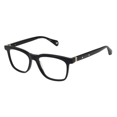 All Saints ALS1030 Unisexbrille in Schwarz mit rechteckiger Form