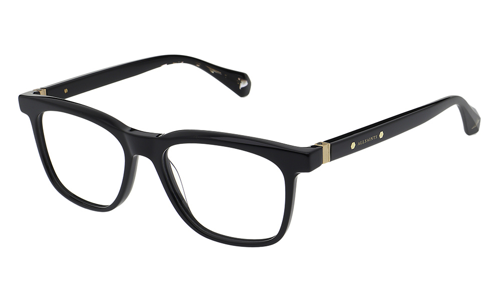 ALS1030 001 51-16 All Saints ALS1030 Unisexbrille in Schwarz mit rechteckiger Form