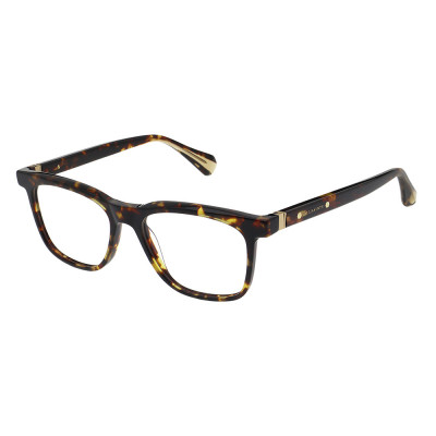 All Saints ALS1030 Unisexbrille in Braun mit rechteckiger Form