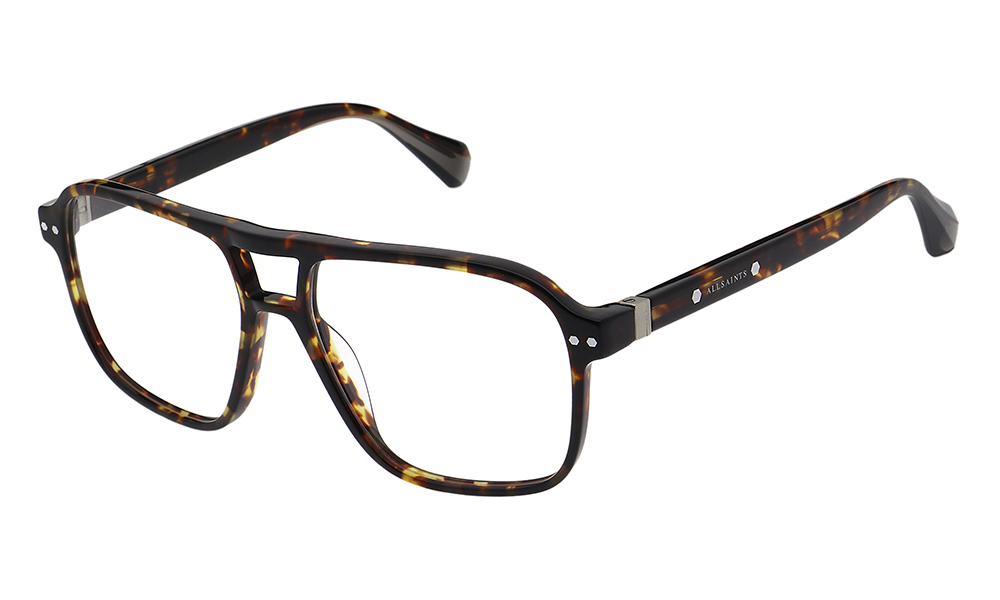 ALS1031 155 55-15 All Saints ALS1031 Herrenbrille in Braun mit Pilot Form