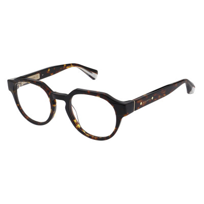 All Saints ALS1032 Herrenbrille in Braun mit runder Form