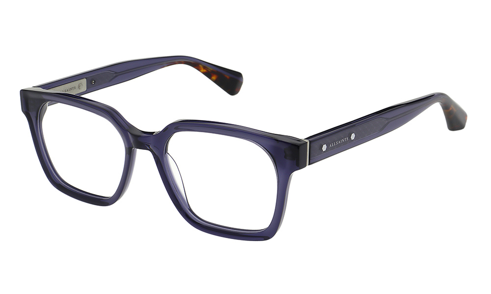 ALS1033 685 52-18 All Saints ALS1033 Herrenbrille in Blau mit rechteckiger Form