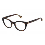 All Saints ALS1054 Damenbrille in Braun mit Cat Eye Form